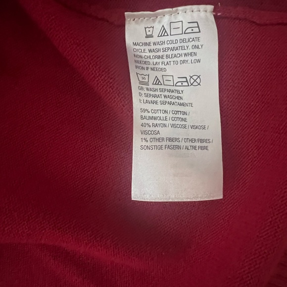 Quacker Factory Women’s Red Sweater Size 1X - Picture 7 of 9